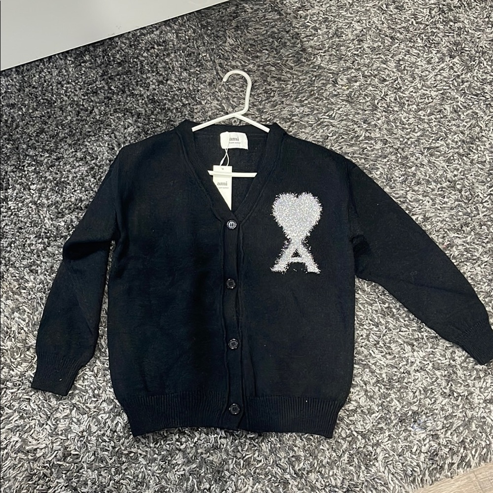 Black Cardigan Sweater